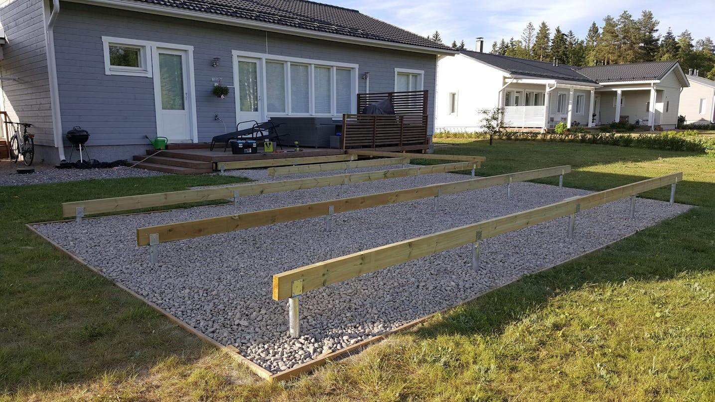 Udvidelse af terrasse med overdækning Udvidelse af terrasse med overdækning